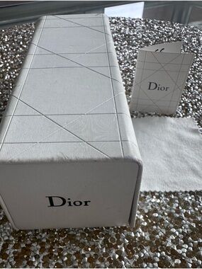 Dior White Box with Booklet and Cloth